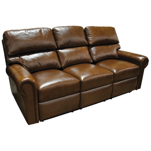 Carra Bay Reclining Leather Sofa or Set - Available with Power Recline | Power Lumbar