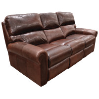 Claria Reclining Leather Sofa or Set - Available with Power Recline | Power Lumbar