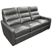 Maris Gate Power Reclining Leather Sofa or Set with Power Tilt Headrest - Available With Power Lumbar