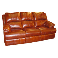 Newra Reclining Or Stationary Leather Sofa or Set - Available with Power Recline | Power Lumbar