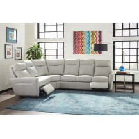 Welsa Power Reclining Leather Sofa or Set with Power Tilt Headrest - Available With Power Lumbar