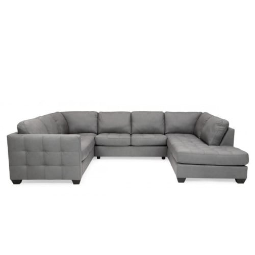 Briar Leather Sectional