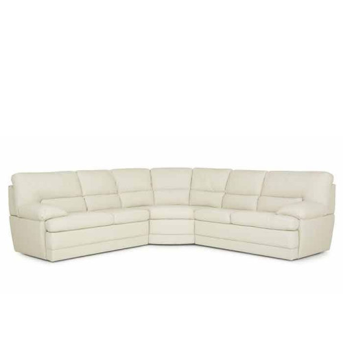 Solmere Leather Sectional