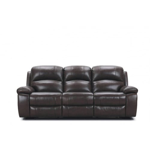 Gala Power Reclining Leather Sofa or Set with Power Tilt Headrest
