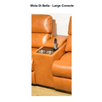 Newlyn Reclining Leather Sectional - Available with Power Recline | Power Lumbar