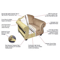 Dayra Leather Sofa or Set