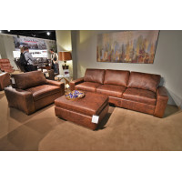 New River Oversized (Deep Seating) Leather Sofa or Set