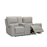 Nira Triple Power Reclining Leather Sofa or Set With Power Headrest And Power Lumbar