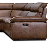 Palo Power Reclining Leather Sofa or Set With Power Headrests