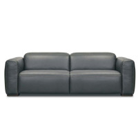 Rhea Power Reclining Leather Sofa or Set with Power Headrest