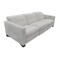Maris Power Reclining Leather Sofa or Set with Power Adjustable Headrest