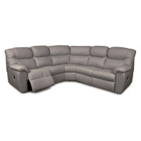 Stara Reclining Leather Sectional With Or Without Power Recliners