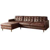 Sola Leather Sectional