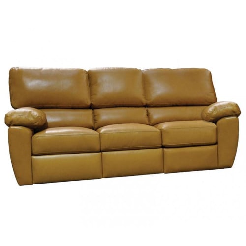 Calla Reclining Leather Sectional - Available with Power Recline | Power Lumbar