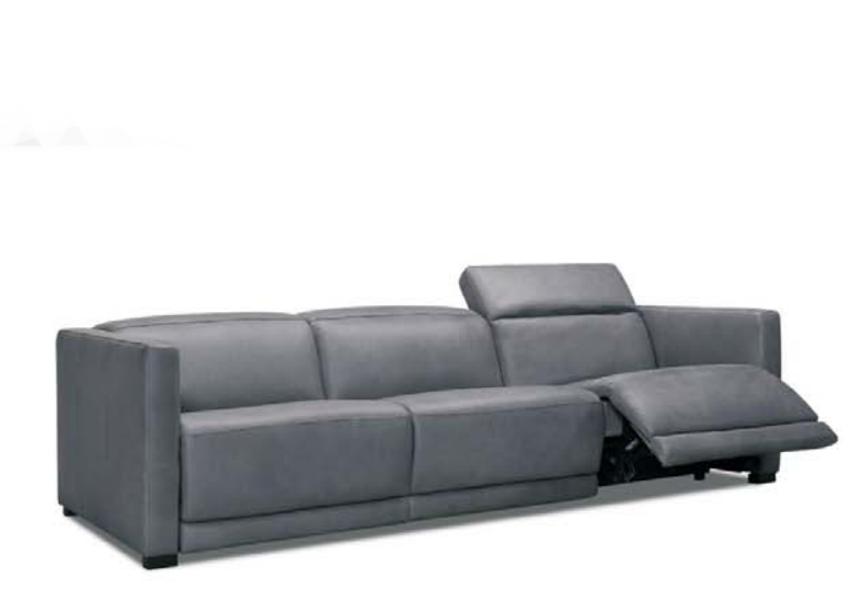 Nara Bay Power Reclining Leather Sofa or Set With Power Headrests