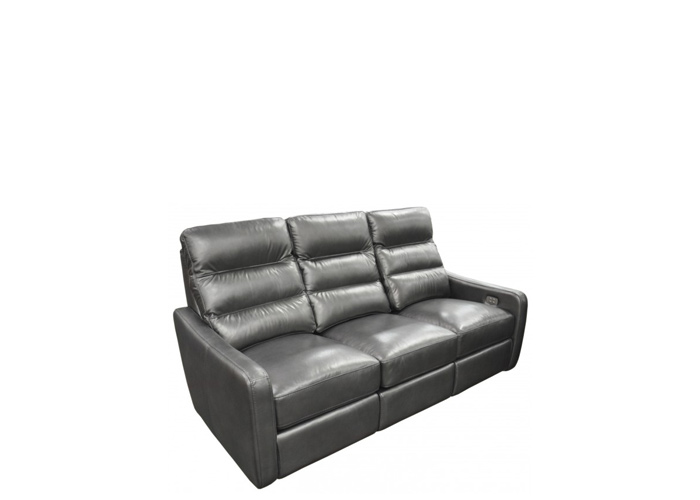 Maris Gate Power Reclining Leather Sofa or Set with Power Tilt Headrest - Available With Power Lumbar