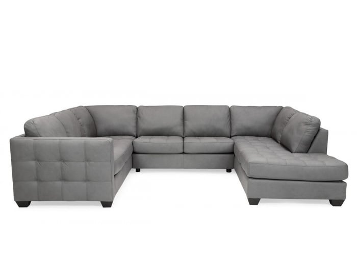 Briar Leather Sectional