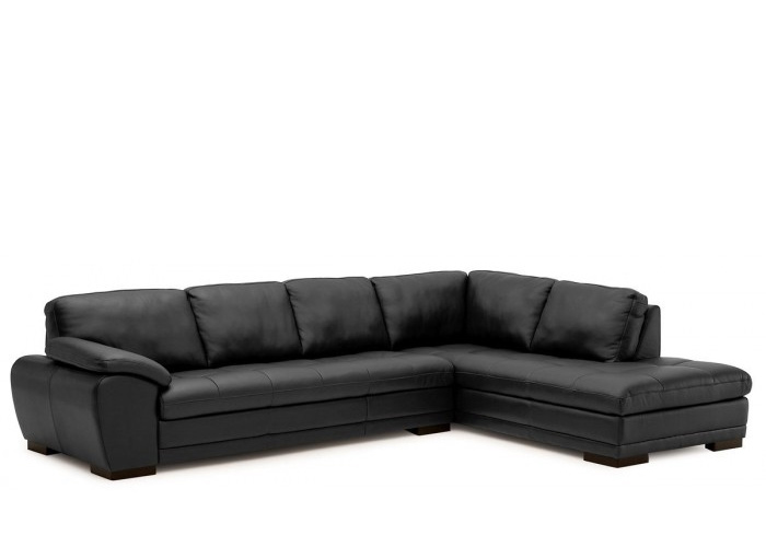 Palliser Miami Leather Sectional | Bench Seating